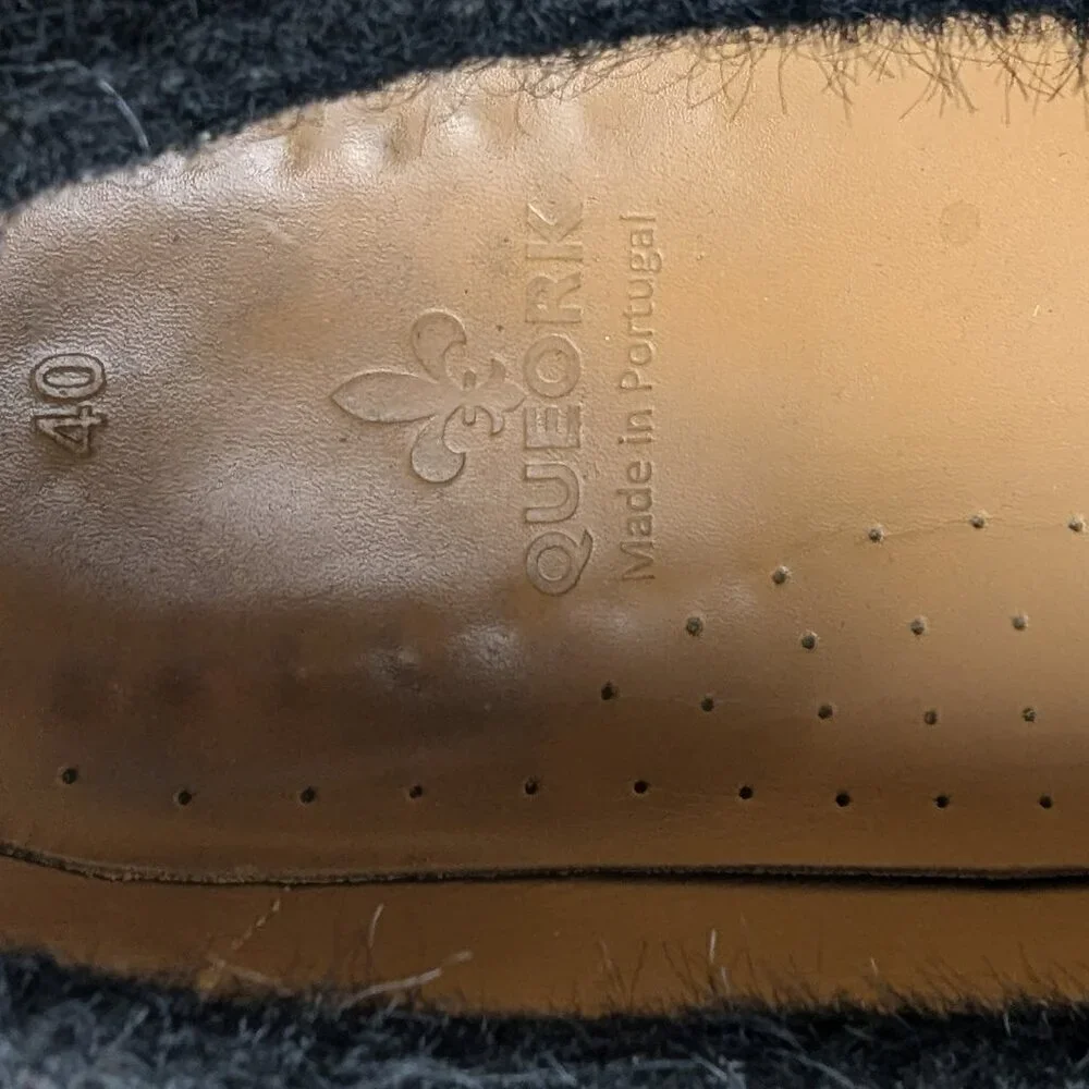 Queork Cork Snake print Faux Fur Loafers Queork Cork Snakeprint Faux Fur Loafers